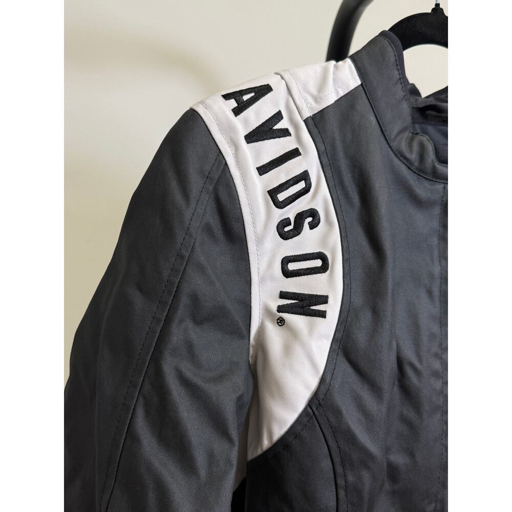 Harley-Davidson 120th Anniversary Women’s Black Moto Jacket Size Large - Picture 4 of 10